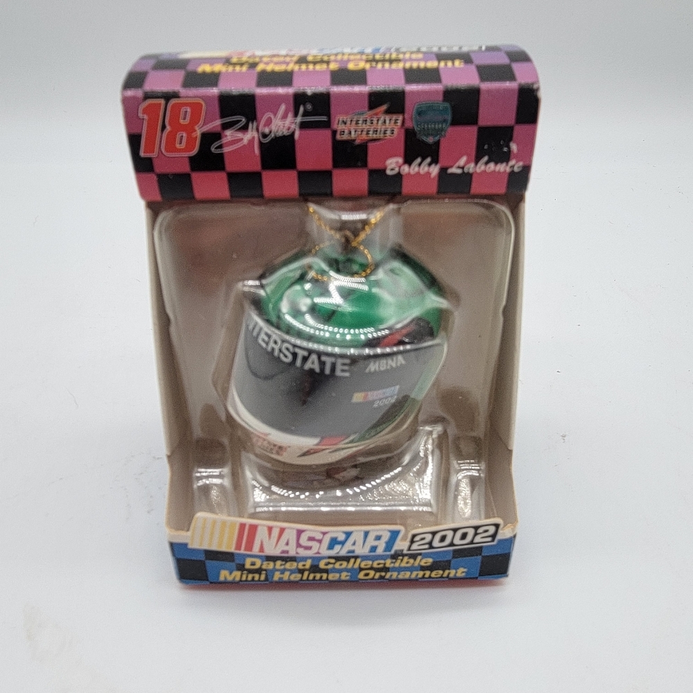 Nascar Bobby Labonte Christmas Ornament Helmet